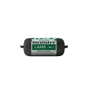 Hračka pro kočku Monster kočičí salám - jehně