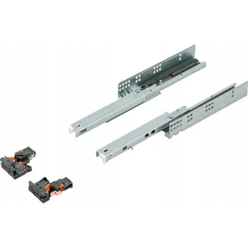 Nábytkové kování Nábytková zásuvková lišta s plným výsuvem a s tlumením dovírání 500 mm - CB20ST/DS AMIX