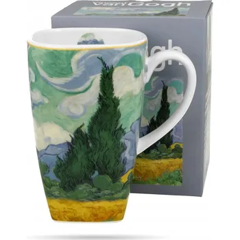 Hranatý hrnek Pšeničné pole od Van Gogha 650 ml porcelán DUO