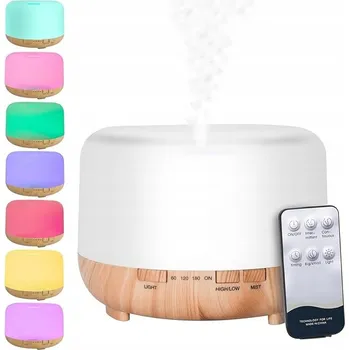 Aroma difuzér Zvlhčovač Vzduchu Ultrazvukový Difuzér Vůně Aromaterapie LED s Dálkovým Ovládáním