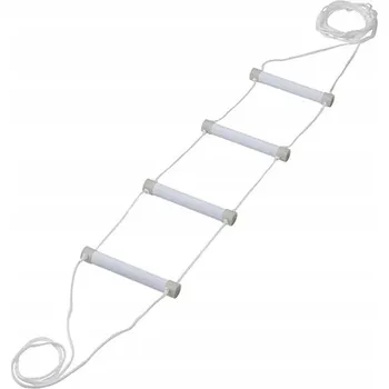 Žebřík Univerzální rehabilitační žebřík k posteli Qmed 3 m, bílý