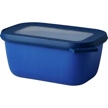 Obdélníková miska Cirqula s víkem, modrá (Vivid Blue) Mepal, 750 ml