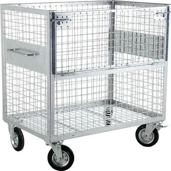 Skladový kontejner Meva Pojízdný síťovaný kontejner 800 l