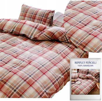 Povlečení Povlečení 160x200 3dílné Bavlněný satén Aida Sada 2x Povlak na polštář