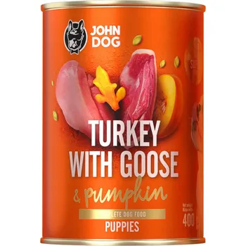 Krmivo pro psa John Dog mokré krmivo krmivo s krůta 0,4 kg