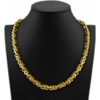 Řetízek Pánský řetízek Zlatý Královský Byzantinský Vzor 6 mm 50 cm