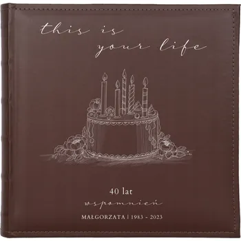 Fotoalbum Narozeninové album na fotografie 10x15 s potiskem – 18, 30, 40, 50, 60, 70, 80 let