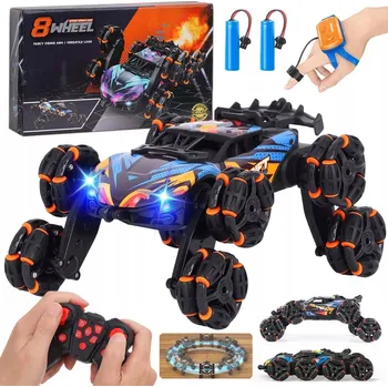 RC model auta RC AUTO TERÉNNÍ AUTO NA DÁLKOVÉ OVLÁDÁNÍ DRIFTING S 8 KOLY A LED SVĚTLY