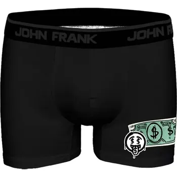 Boxerky Pánské boxerky John Frank JFBDMOD134 money velikost XL-54/56