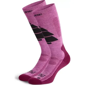 Pánské termo ponožky ponožky PICTURE Wooling BRIGHT MAGENTA velikost oblečení 44/47