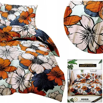 Povlečení DALWIN Povlečení souprava Povlaky na polštáře 70x80 Bavlněný satén 160x200 3 Č.