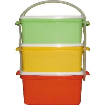 Jídlonosič Jídlonosič 3x1,4l hranatý (ALDO jídlonosič)