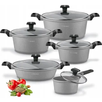 Sada nádobí Sada hrnců Starke Pro Musse Grey.