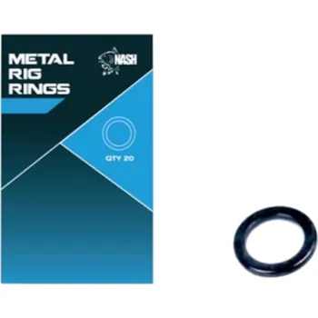NASH - Kroužky Metal Rig Rings 3 mm 20 ks