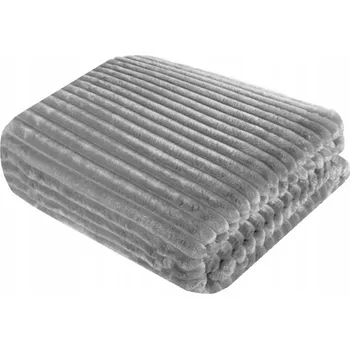 Prostěradlo Deka z mikrovlákna Koney 160 cm x 200 cm šedá