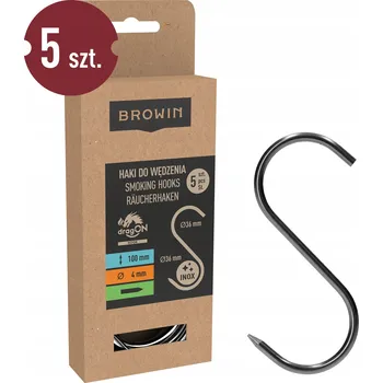 Udírna Browin Háčky do udírny na uzení nerezová ocel 5 kusů