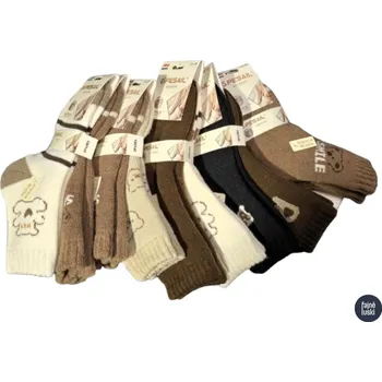 Dětské termo ponožky Dětské Alpaka vlna teplé ponožky sada 2páry 27-31