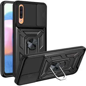 Pouzdro na mobilní telefon Kryt Samsung Galaxy A30s / A50 / A50s Techsuit CamShield Pro černý