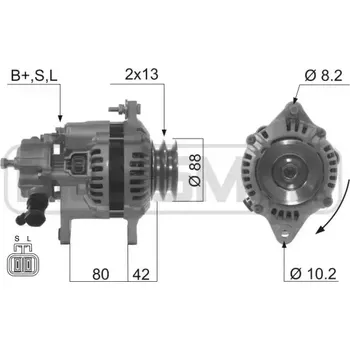 Alternátor ERA Alternátor ERA 210596A + DOPRAVA ZDARMA!
