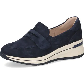 Dámské lodičky Caprice dámské mokasíny 9-24201-45 Barva: modrá, Velikost: 40, Šíře podešve: H