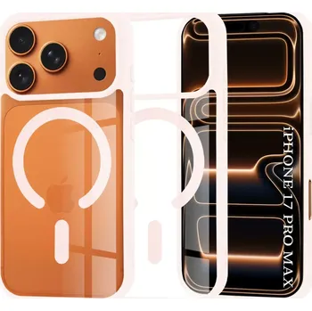 Pouzdro na mobilní telefon Kryt iPhone 17 Pro Max, Techsuit - MagSafe Pro, růžový
