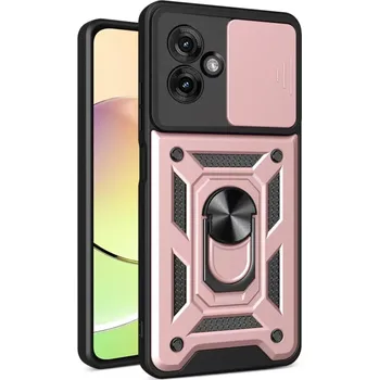 Pouzdro na mobilní telefon Kryt Motorola Moto G55 Techsuit CamShield Pro rose gold