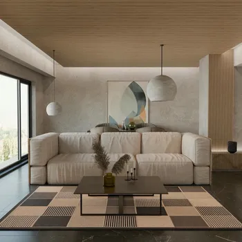 Koberec JUTEX Kusový koberec NERD 1953 19 hnědý BARVA: Hnědá, ROZMĚR: 160x230 cm