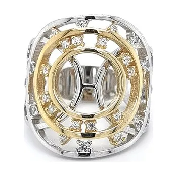 Prsten Prsten se Zirkony z Kombinovaného Zlata 7130528