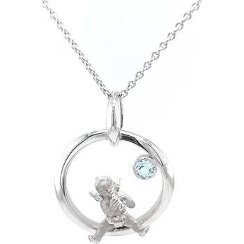 Náhrdelník Zlatý Přívěsek Carrera y Carrera My Angel s Topazem 2050582