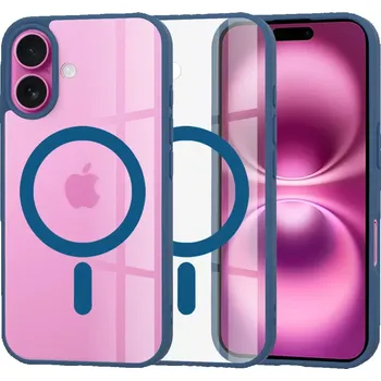 Pouzdro na mobilní telefon Kryt iPhone 16 Plus, Techsuit - MagSafe Pro, modrý
