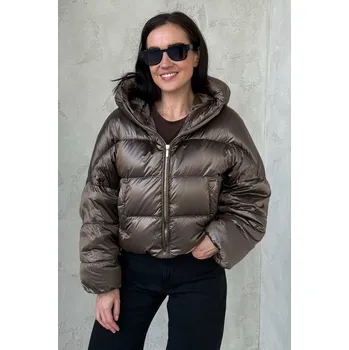 Dámský kožich Dámská bunda MaxMara SPACECA 2529486045670 hnědá Velikost: 34