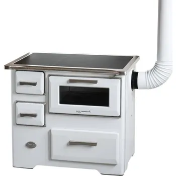 Sporák na tuhá paliva MBS SD 7 N NEW LINE BÍLÁ pravý