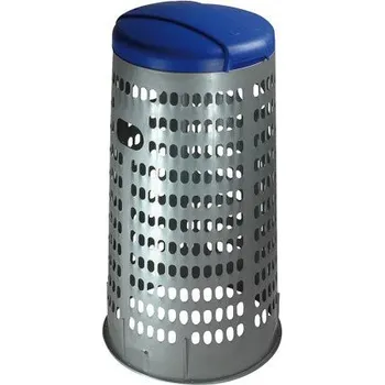 Odpadkový koš Meva Plastový stojan na pytle - modré víko