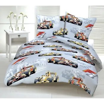 Povlečení TiaHome Formula 1x Polštář 90x70cm, 1x Přikrývka 140x200cm