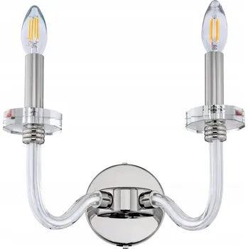 Nástěnné svítidlo Nástěnné svítidlo Nowodvorski čiré, stříbrné E14 40 W