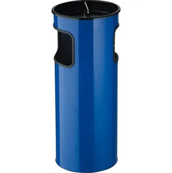 Odpadkový koš Meva Odpadkový koš s popelníkem - modrý 50 l.