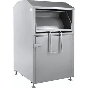 Popelnice Meva Kontejner na textil, elektroodpad, kov – 2 m3 - šedá