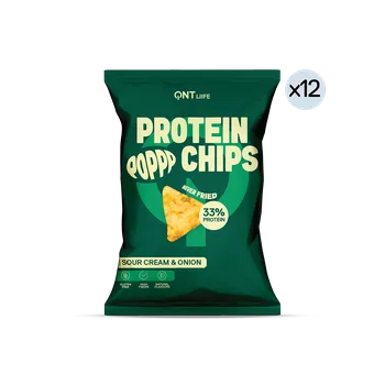 Protein QNT Protein Chips - QNT, 50 g Příchuť: Sour creme and Onion