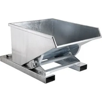 Popelnice Meva Výklopný kontejner Profi 600 l. zinkovaný