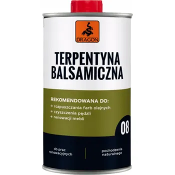 Ředidlo Ředidlo TERPENTÝNOVÝ OLEJ BALSAMICKÝ 0,5 l DRAGON