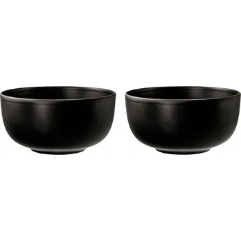 Sada 2 kulatých misek 17,5 cm porcelán černá Liberty Seltmann