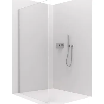 Cerano Sprchová zástěna pro dveře Varone L/P, 6 mm, chrom, transparentní sklo, 70x195 cm, jednodílná pevná, CER-DY505-70-195-SG