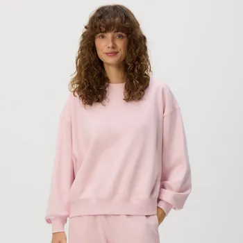 Dámská mikina Reserved - Bavlněná mikina - pastelově růžová - 685GA-03X - 685GA-03X-M