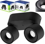 LED svítidlo černé BIANCO CCT 16W 680lm 2700K/3300K/4000K 240V IP20 36st LD-