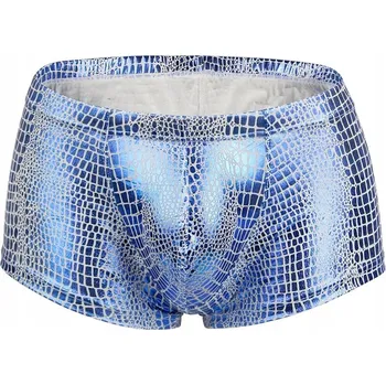 Pánské spodní prádlo Pánské boxerky se vzorem hadí kůže – XL (imitace kůže)