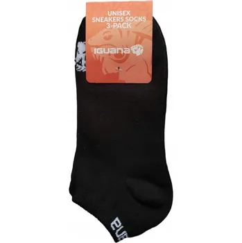 Pánské ponožky Ponožky Iguana černé, velikost 36-39