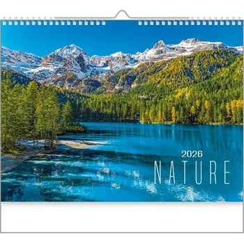 Kalendář NATURE, nástěnný kalendář 2026, rozměr 560x420 mm