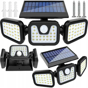 Venkovní osvětlení Pouliční lampa RETOO 120 W 7000 lm solární napájení