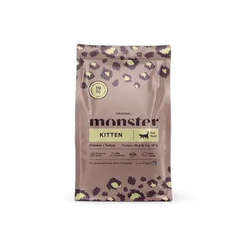 Krmivo pro kočku Monster Original kotě 2 kg kuře/krůta