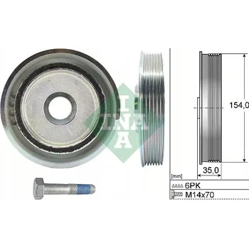 Schaeffler INA 544 0112 20 Sada řemenice, kliková hřídel